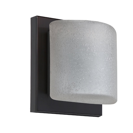 Besa Lighting Paolo Mini Sconce, Stucco, Bronze Finish, 1x50W Halogen 1WS-7873ST-BR